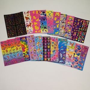 Lisa Frank Sticker Sheets Lot